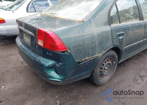 2002 Honda Civic Lx z USA, uszkodzony, nr VIN 1HGES16502L049470